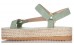 Sante μέντα espadrilla με χρυσά διακοσμητικά 21-120 NEW ARRIVALS